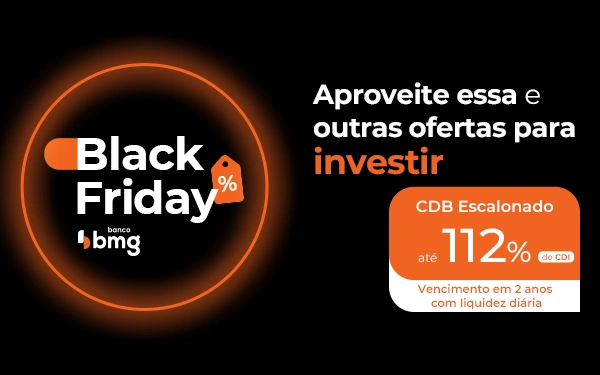 Black Friday Bmg: CDBs com condições especiais