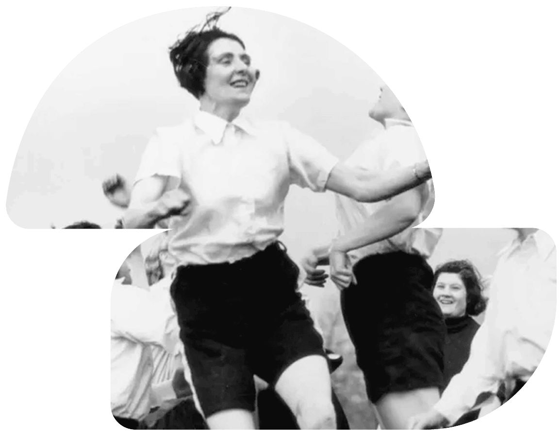 Jogadoras do Preston Ladies Football Club em 1939