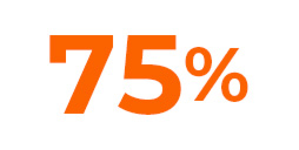 75%