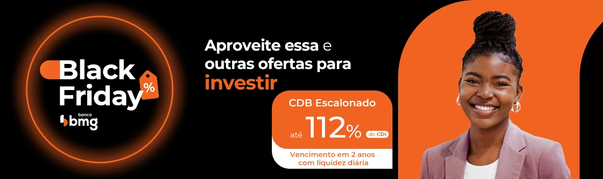 Black Friday Bmg: CDBs com condições especiais