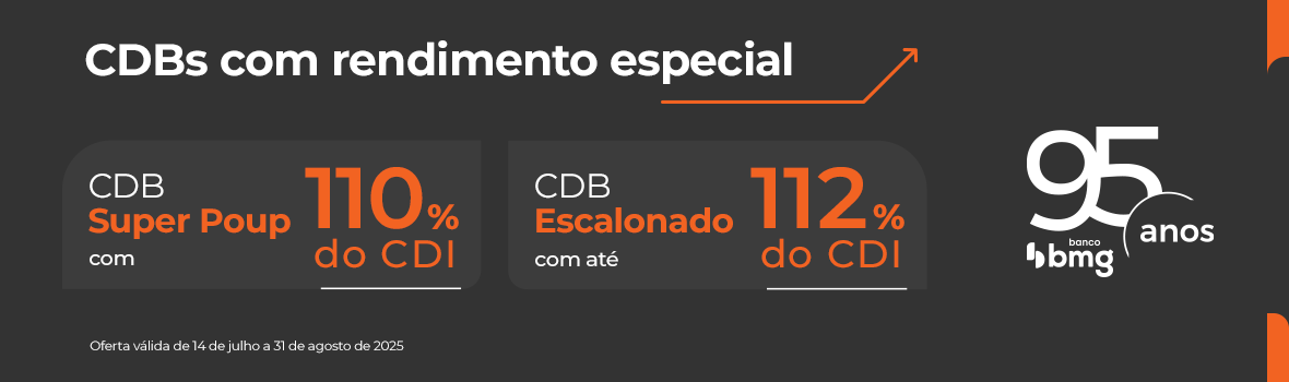 CDB com liquidez diária: aproveite a oferta de aniversário do Bmg