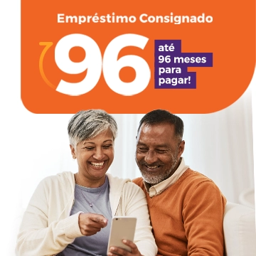 Empréstimo Consignado, Até 96 meses para pagar!