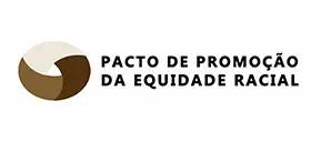 Logomarca Pacto de promoção da equidade racial.