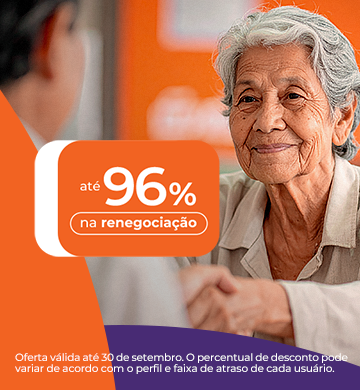 Mês do cliente: até 96% na renegociação