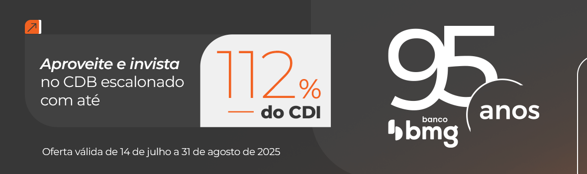 CDB com liquidez diária: aproveite a oferta de aniversário do Bmg