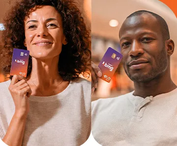 Banner Cartão de crédito consignado do Banco Bmg