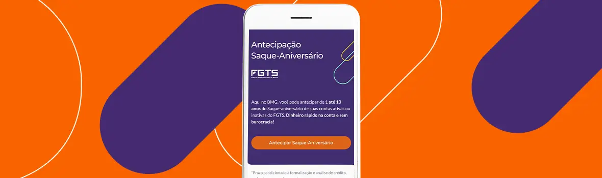 Como antecipar o saque-aniversário com o Bmg?